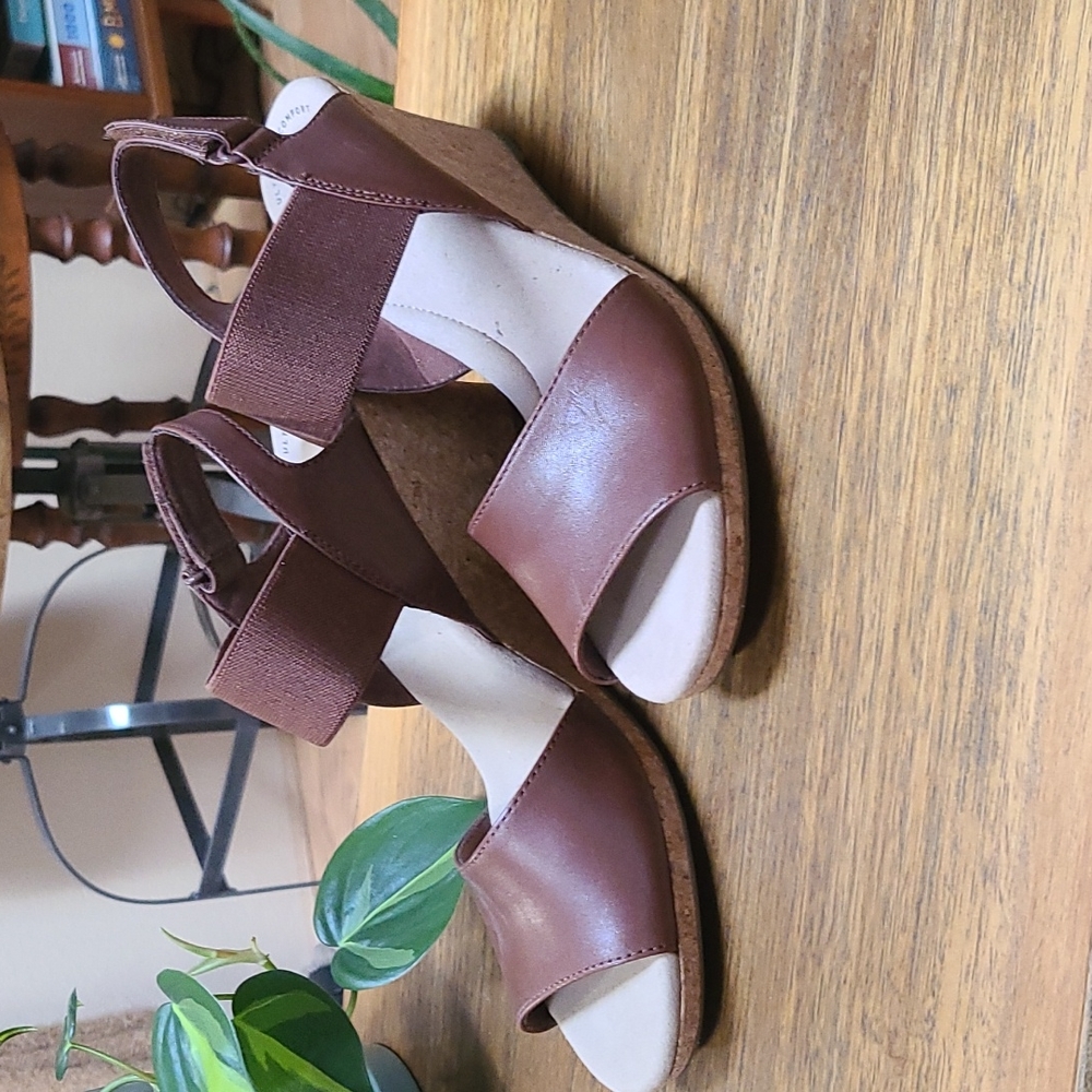 Brown Wedge Sandal